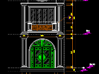 Mẫu nhà phố,nhà phố 1 trệt 1 lầu,file autocad nhà phố 1 trệt 1 lầu,nhà phố 1 trệt 1 lầu 4.9x24m